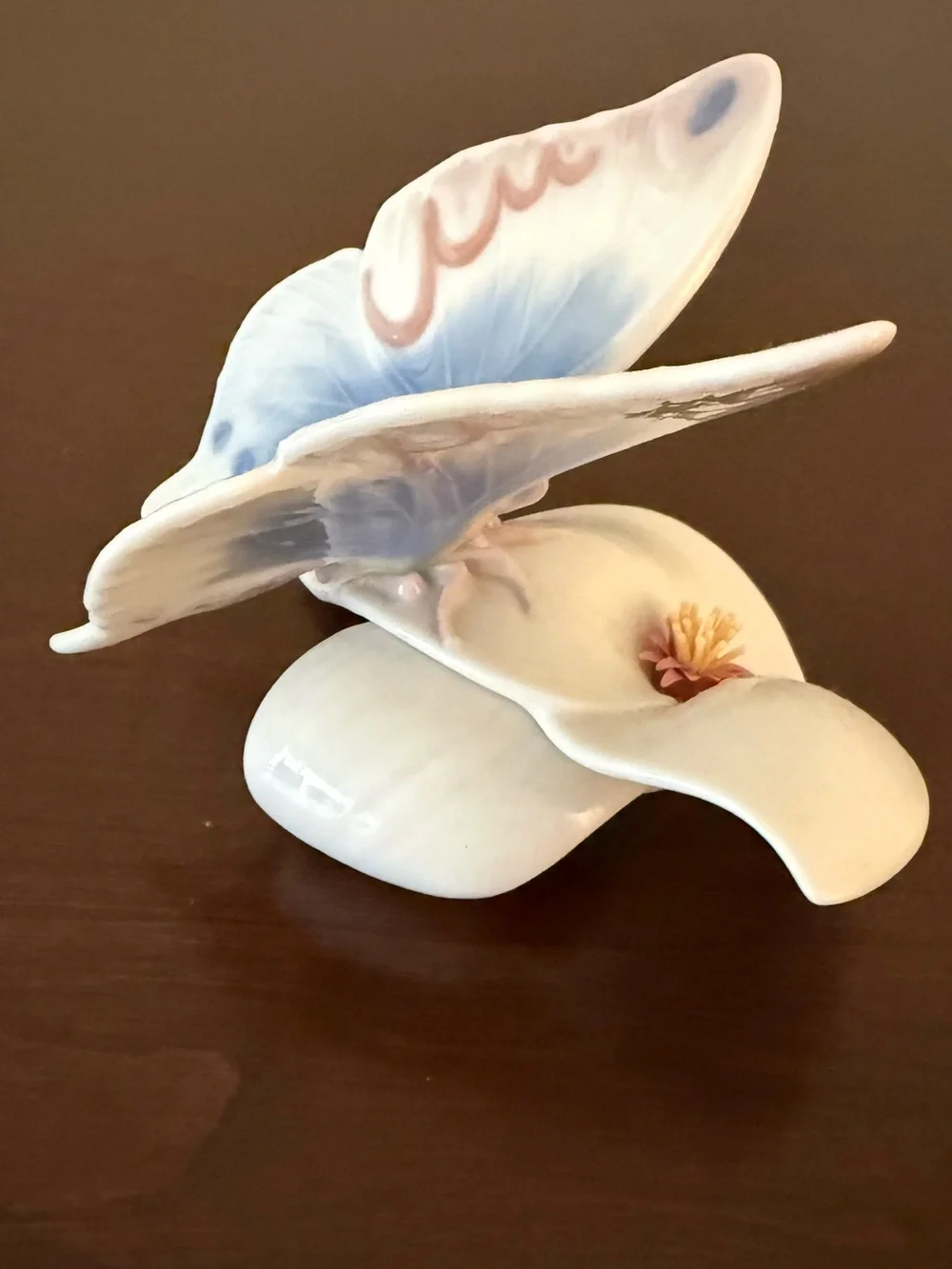 Lladro #06589 “Morning Calm” Butterfly and Flower Figurine
